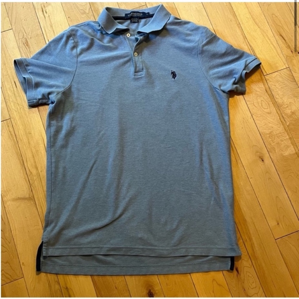 U.S. Polo Assn. Men's Light Blue Polo shirt size large